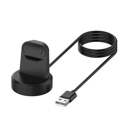 Black magnetic charging dock with USB cable for Fitbit Inspire/Inspire HR