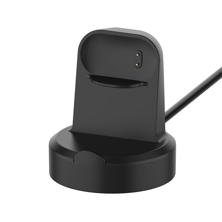 Black magnetic charging base with cradle for Fitbit Inspire