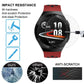 Tempered glass screen protector film for smartwatch display with anti-scratch overlay