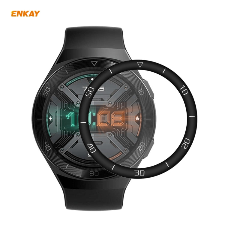Huawei Watch GT 2e 46mm screen protector film, 3D full-screen curved black