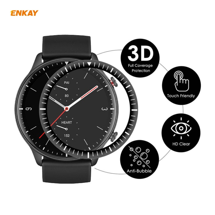 3D full-coverage screen protector film for black smartwatch face