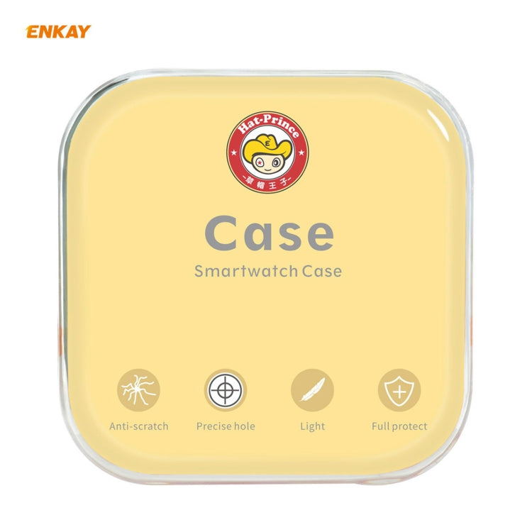 Transparent soft TPU smartwatch case with electroplate border and anti-scratch design