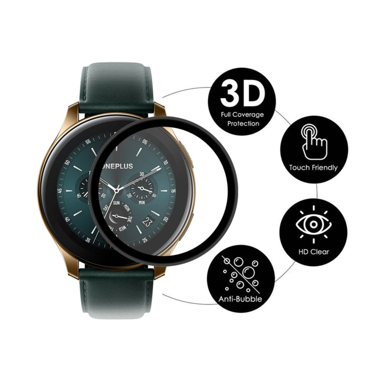 3D full-coverage watch screen protector film with touch-friendly HD clear