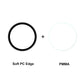 Soft PC edge and PMMA screen protector film components for smartwatch