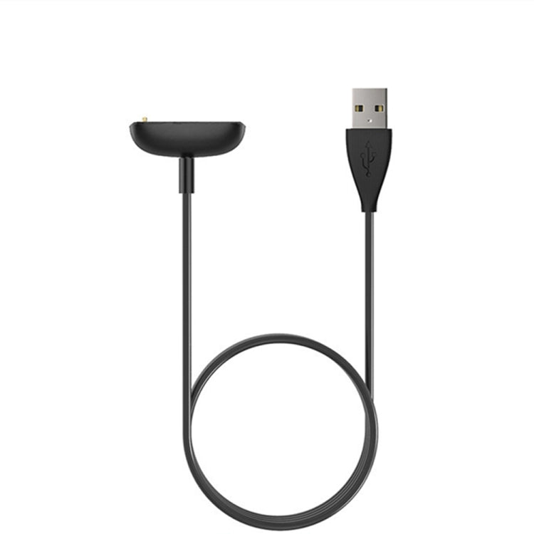 Magnetic charging cable with USB-A plug and black charging cradle