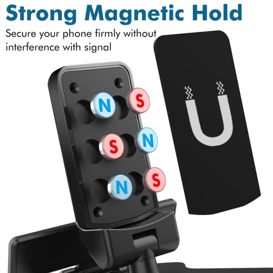 H-144B Universal Car Phone Holder Magnetic Stop Sign Holder Mobile Phone Interior Decoration Accessories, H-144B