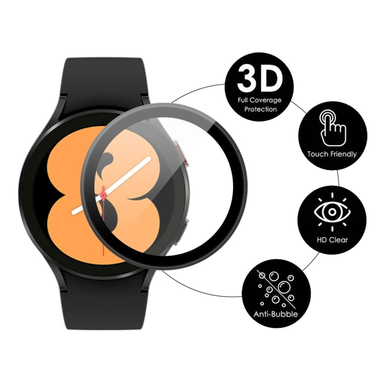 3D full-coverage Galaxy Watch screen protector film with anti-bubble design