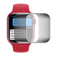 Multiple curved Apple Watch 45mm screen protector films with clear protective layer