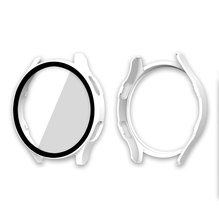 Clear and white frame protector pieces for smartwatch, edge cover design