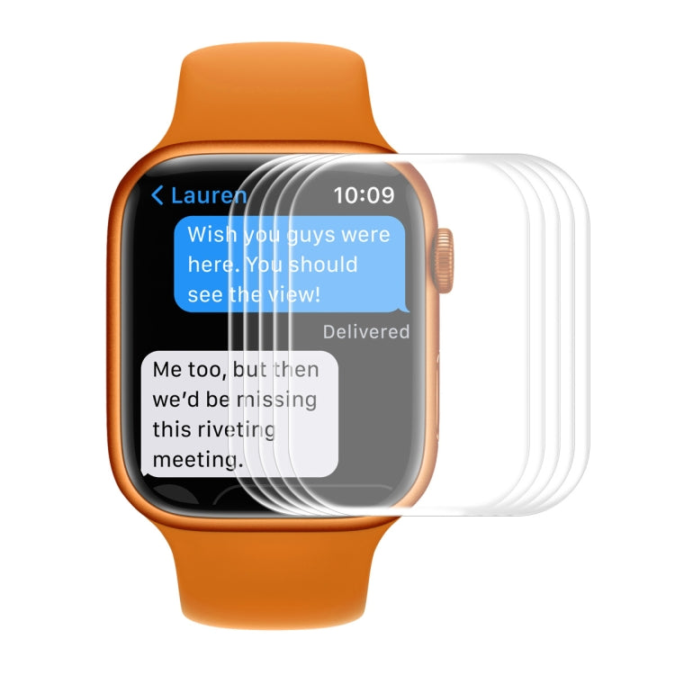 ENKAY Hat-Prince 3D Curved Edge Full Coverage Full Tempered Glass HD Screen Protector Film For Apple Watch Series 9 / 8 / 7 41mm, 1 PC, 2 PCS, 5 PCS, 10 PCS