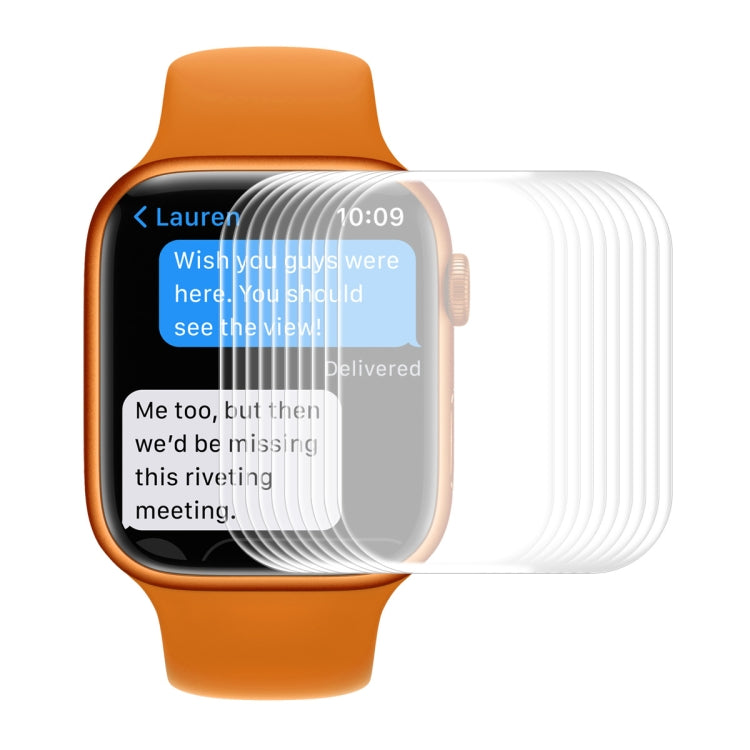 ENKAY Hat-Prince 3D Curved Edge Full Coverage Full Tempered Glass HD Screen Protector Film For Apple Watch Series 9 / 8 / 7 41mm, 1 PC, 2 PCS, 5 PCS, 10 PCS