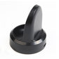 Black charging cradle dock with two angled supports for smartwatch stand