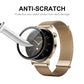 Scratch-protection screen protector film with curved edge for round smartwatch