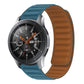 Two-tone silicone magnetic watch band, teal outer with brown inner, for Gear 2 R380