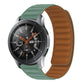 Green silicone magnetic watch band with raised grip texture and magnetic clasp