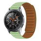 Light green silicone magnetic watch band with raised grip texture and magnetic clasp