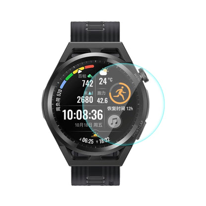 Black watch screen protector tempered glass for curved 46mm Huawei Watch GT Runner