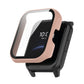 Pink watch case with integrated toughened film for Realme Watch 2 Pro.