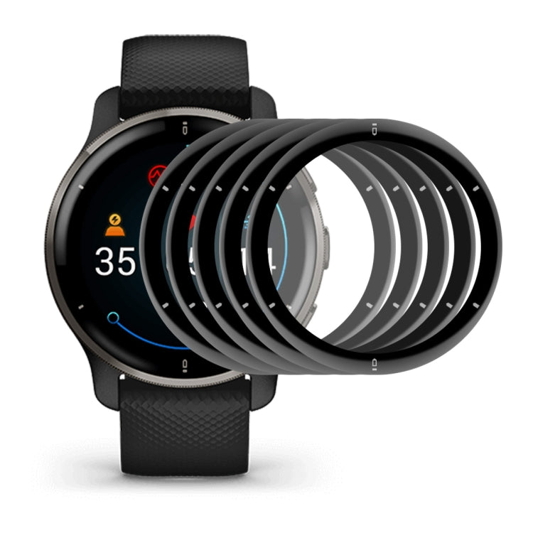 Garmin Venu 2 Plus full-cover screen protector film pack showing multiple layers