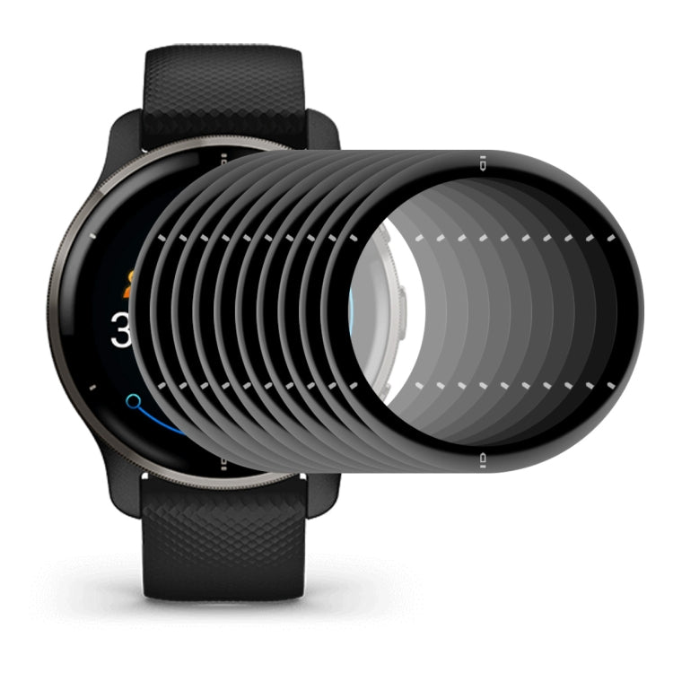 Garmin Venu 2 Plus screen protector film with curved edge and full-cover coverage