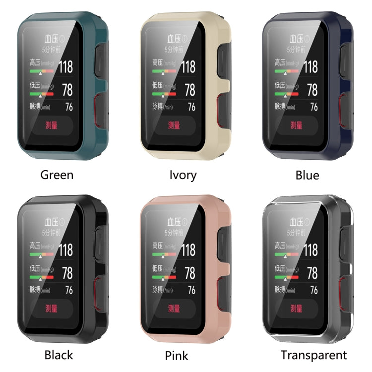 Shockproof PC Protective Case With Tempered Glass Film, For Huawei Watch D