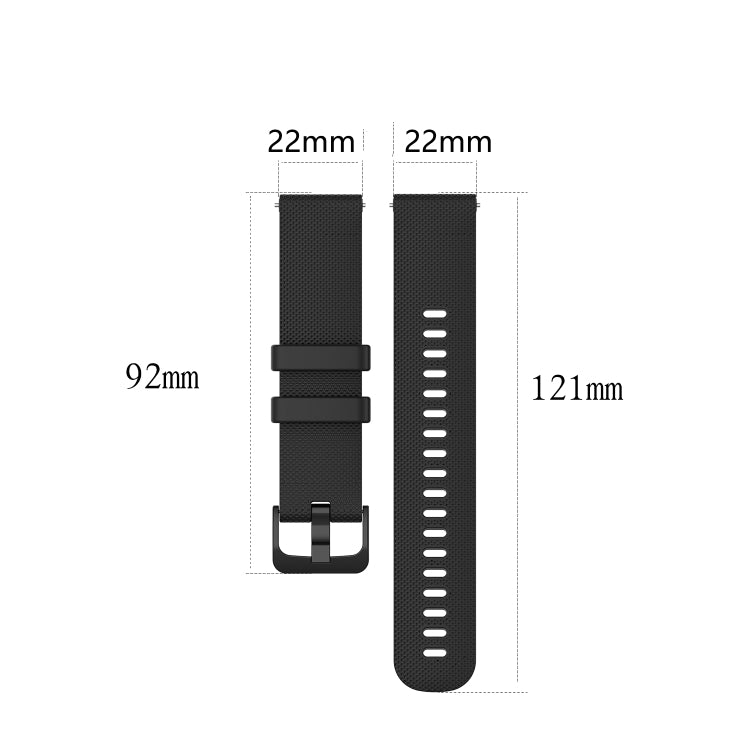 Checkered Silicone Strap, For Ticwatch Pro X, For Ticwatch Pro 3 Lite, For Ticwatch Pro 3, For Ticwatch Pro 2020, For Ticwatch Pro 2021