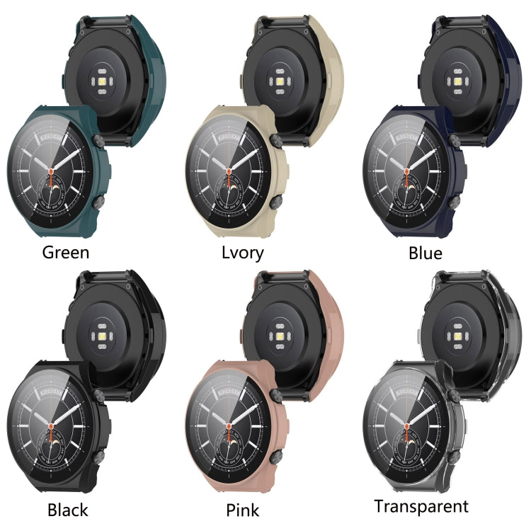 Fully enclosed toughened film protective case for Xiaomi Watch S1, color options