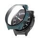 Teal toughened film protective case for Xiaomi Watch S1 with clear screen cover