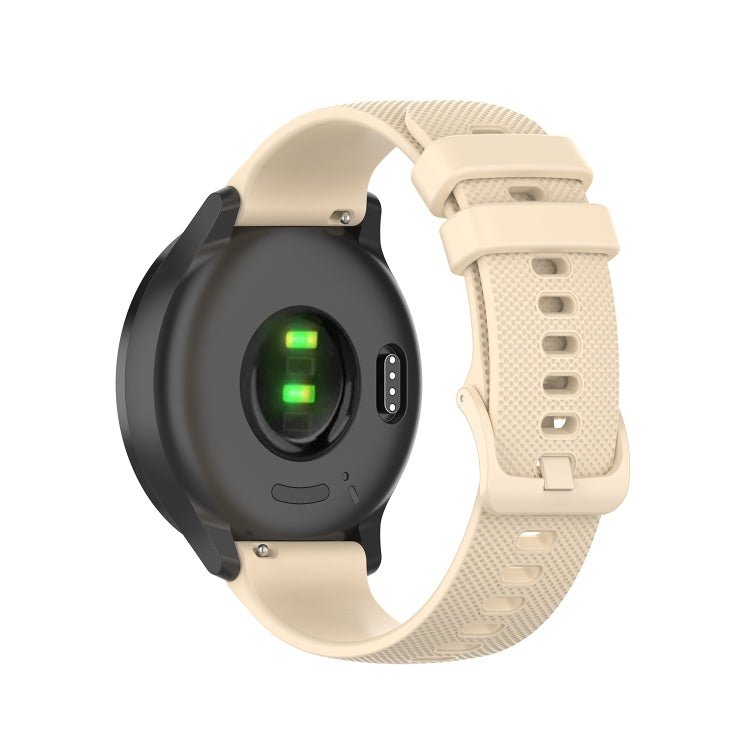 22mm Checkered Silicone Strap, For Samsung Galaxy Watch3 45MM, For Samsung Galaxy Watch 46mm, For Samsung Gear S3 Classic