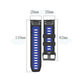 20mm Two-color Silicone Jack Watch Strap, For Garmin Fenix 7S