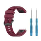 26mm Solid Color Silicone Quick Release Strap, For Garmin Fenix 7X