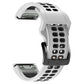 26mm Two-Color Two-Hole Silicone Quick Release Watch Strap, For Garmin Fenix 7X