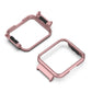 Metal watch frame for Redmi Watch 2, rose pink bezel with protective case