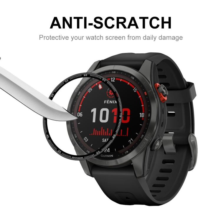 ENKAY 3D Full Coverage Soft PC Edge + PMMA HD Screen Protector Film For Garmin Fenix 7S, 1 PC, 2 PCS, 5 PCS, 10 PCS