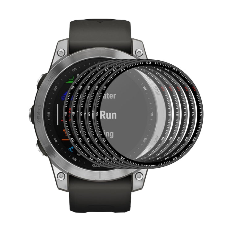 ENKAY 3D Full Coverage Soft PC Edge + PMMA HD Screen Protector Film For Garmin Fenix 7S, 1 PC, 2 PCS, 5 PCS, 10 PCS
