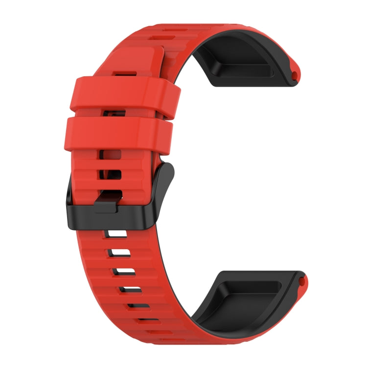 22mm Silicone Mixing Color Watch Strap, For Garmin Instinct
