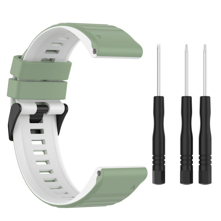 22mm Silicone Mixing Color Watch Strap, For Garmin Instinct
