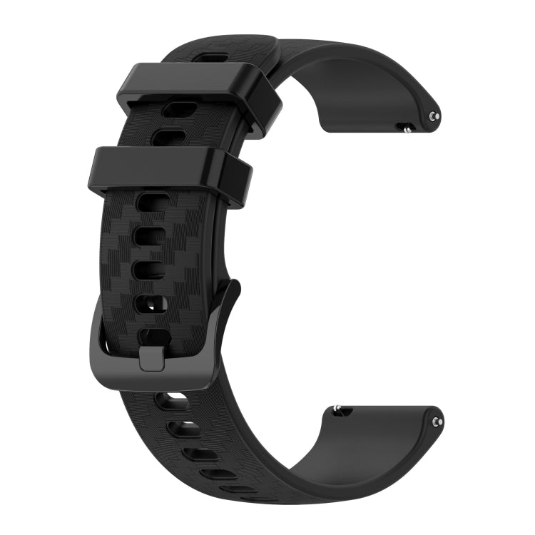 20mm Carbon Fiber Striped Silicone Strap, For Amazfit BIP Lite