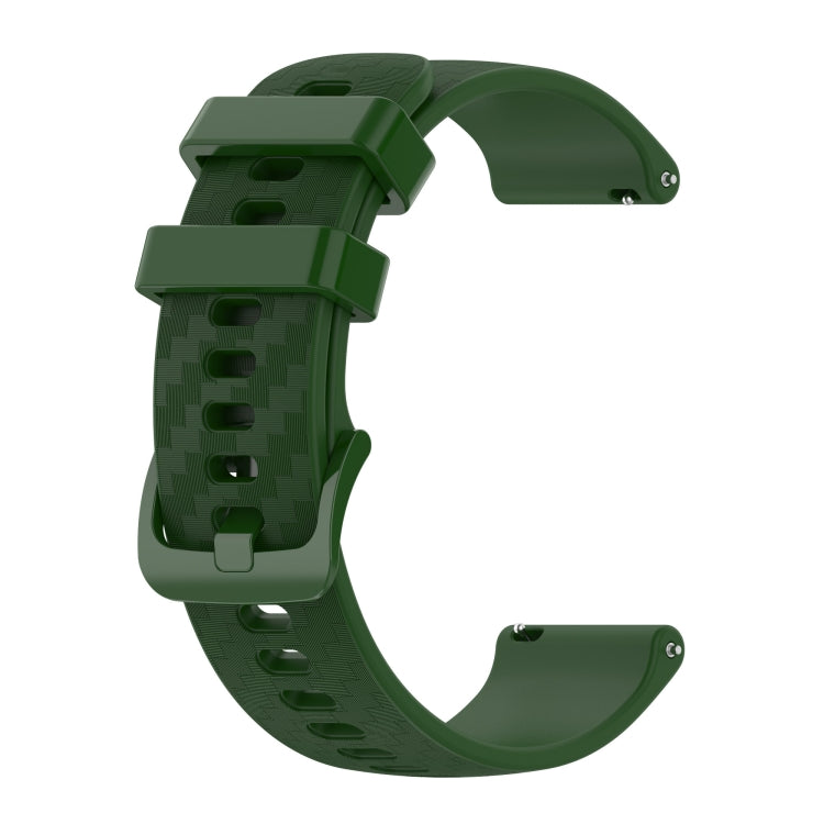 20mm Carbon Fiber Striped Silicone Strap, For Amazfit BIP Lite