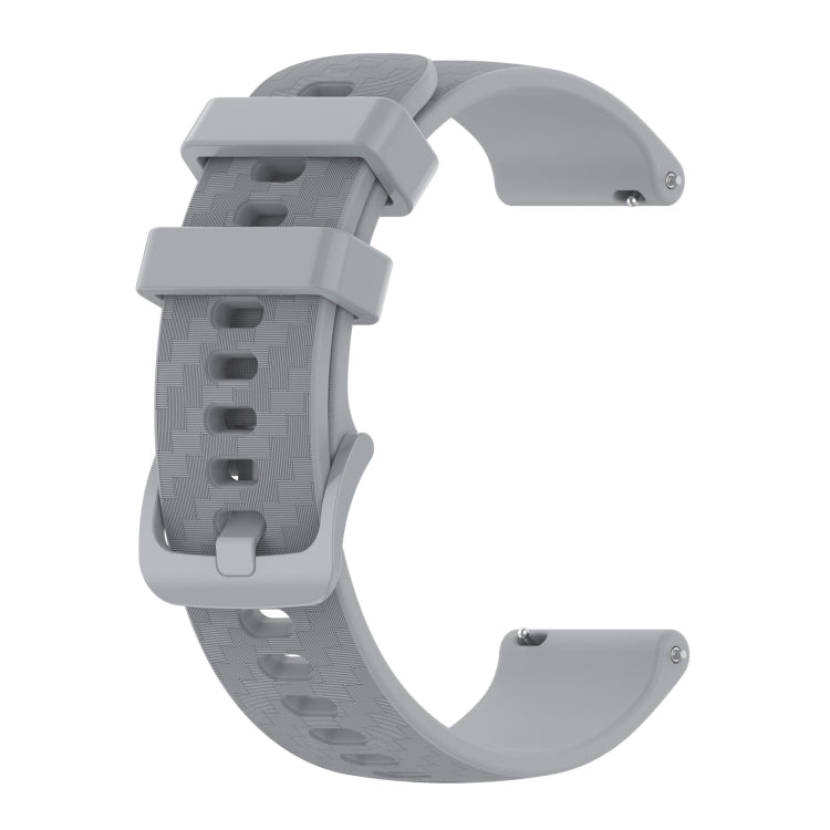 20mm Carbon Fiber Striped Silicone Strap, For Amazfit BIP Lite