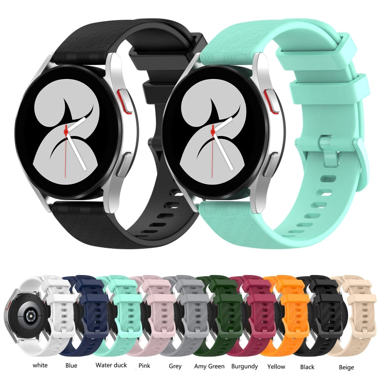 20mm Carbon Fiber Striped Silicone Strap, For Amazfit BIP Lite