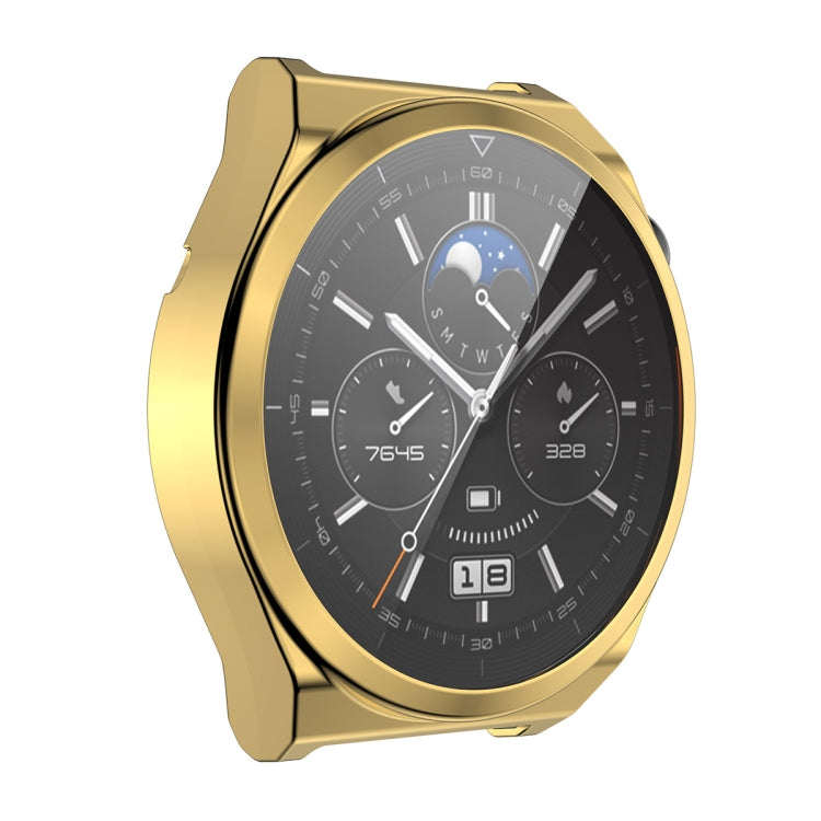 ENKAY Full Coverage Electroplated Soft TPU Case with Screen Protection, For Huawei Watch GT 3 Pro 46mm, For Huawei Watch GT 3 Pro 43mm