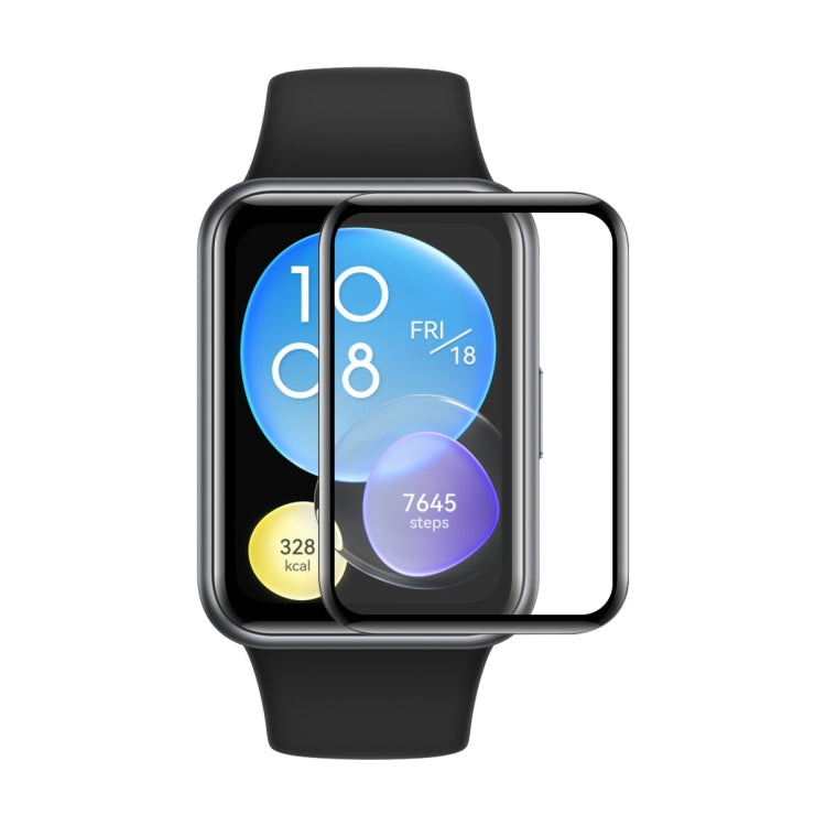 For Huawei Watch Fit 2 ENKAY Hat-Prince 3D Full Coverage Soft PC Edge + PMMA HD Screen Protector Film, 1 PC, 2 PCS, 5 PCS, 10 PCS