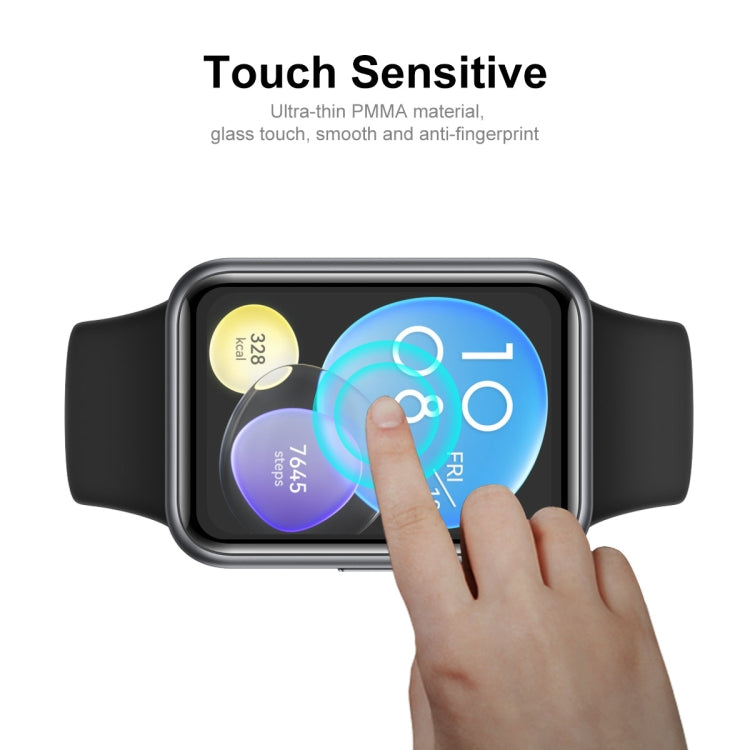 For Huawei Watch Fit 2 ENKAY Hat-Prince 3D Full Coverage Soft PC Edge + PMMA HD Screen Protector Film, 1 PC, 2 PCS, 5 PCS, 10 PCS