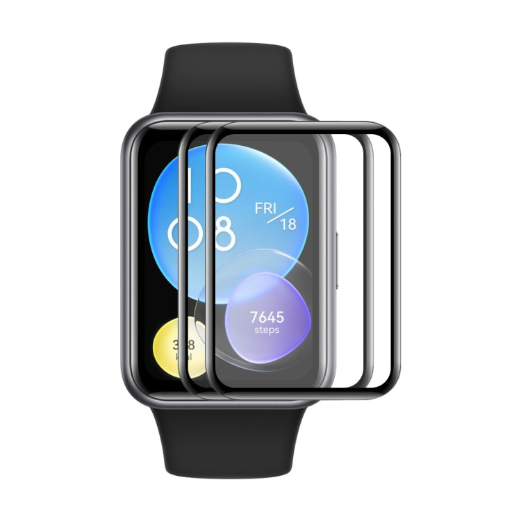 For Huawei Watch Fit 2 ENKAY Hat-Prince 3D Full Coverage Soft PC Edge + PMMA HD Screen Protector Film, 1 PC, 2 PCS, 5 PCS, 10 PCS