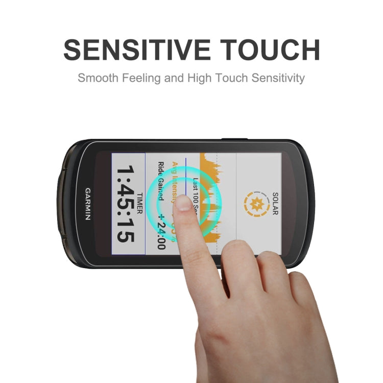 Garmin Edge screen protector film with smooth, sensitive touch response