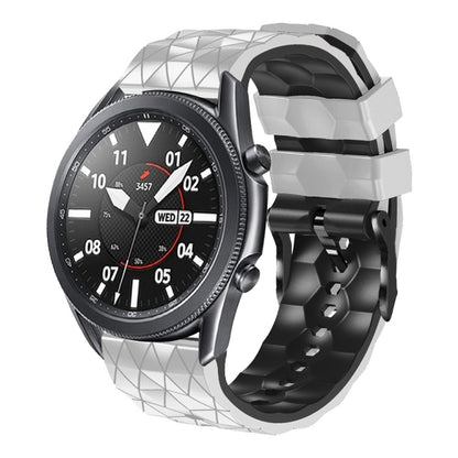 22mm Football Pattern Two-Color Silicone Strap, For  Amazfit Z