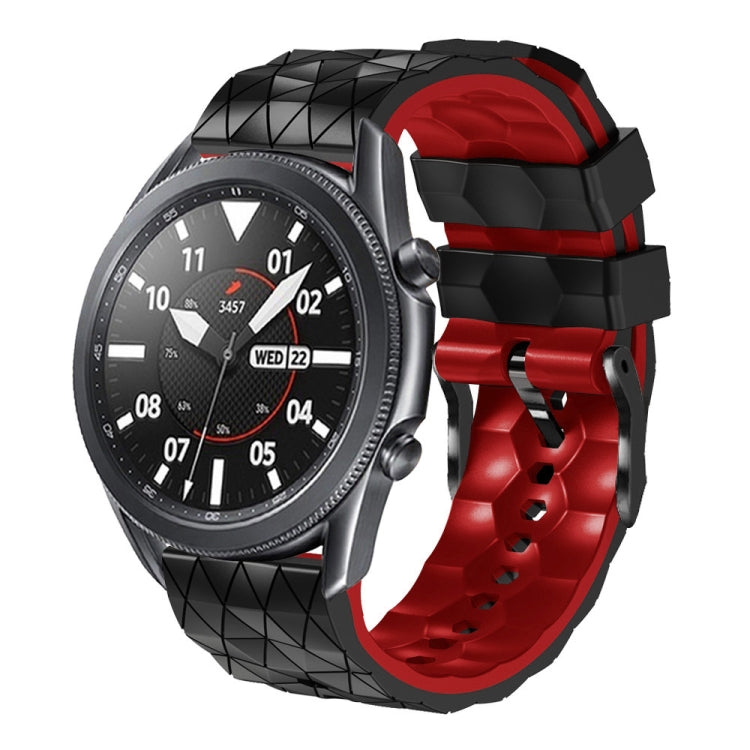 22mm Football Pattern Two-Color Silicone Strap, For  Amazfit Z