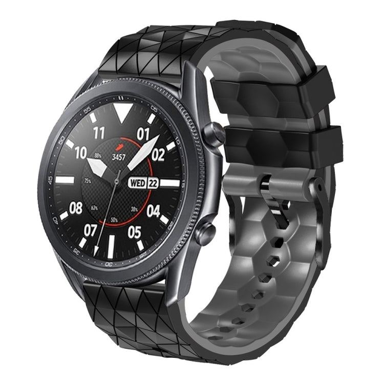 22mm Football Pattern Two-Color Silicone Strap, For  Amazfit Z