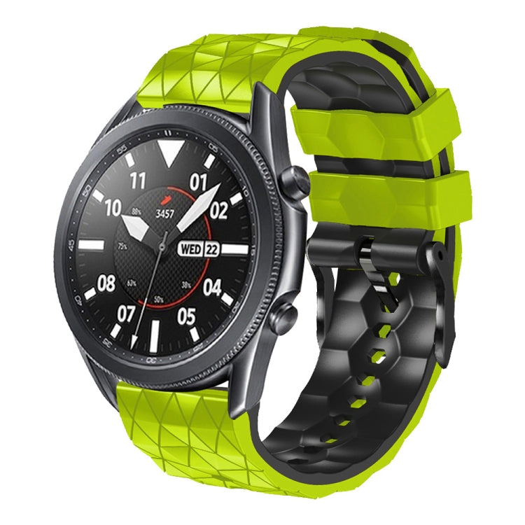 22mm Football Pattern Two-Color Silicone Strap, For  Amazfit Z